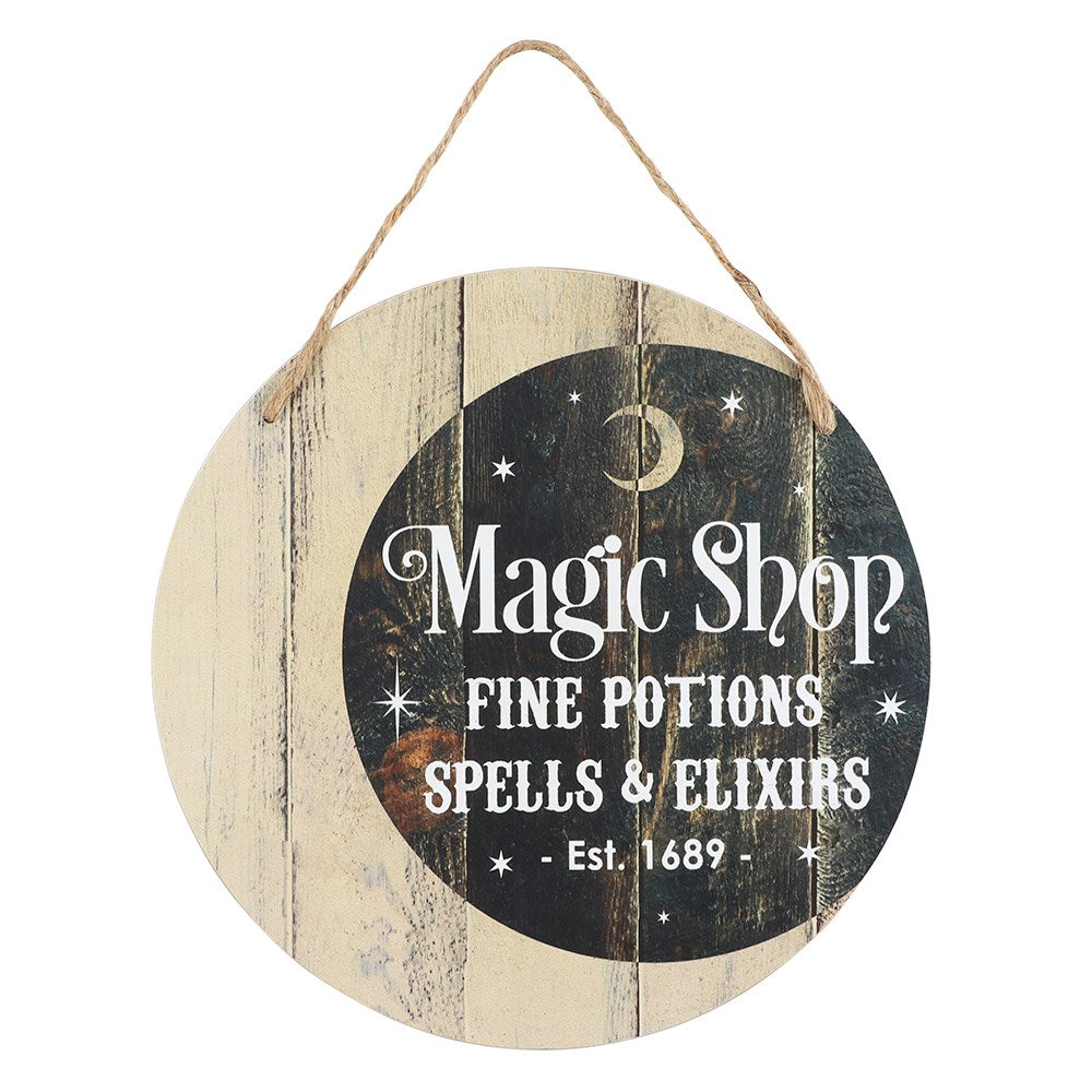 Schild "Magic Shop"