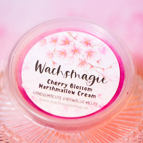 "Cherry Blossom Marshmallow Cream" Wachs Melt Scent Cup